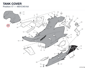 TANK COVER 4801C461AA diagram position