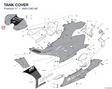 TANK COVER 4801C461AE diagram position