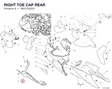RIGHT TOE CAP REAR 4801C632A diagram position