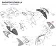 RADIATOR COVER LH 4801D144AD diagram position