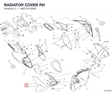 RADIATOR COVER RH 4801D152AA diagram position