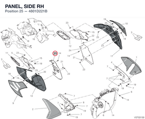 PANEL, SIDE RH 4801D221B diagram position