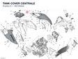 TANK COVER CENTRALE 4801D583A diagram position