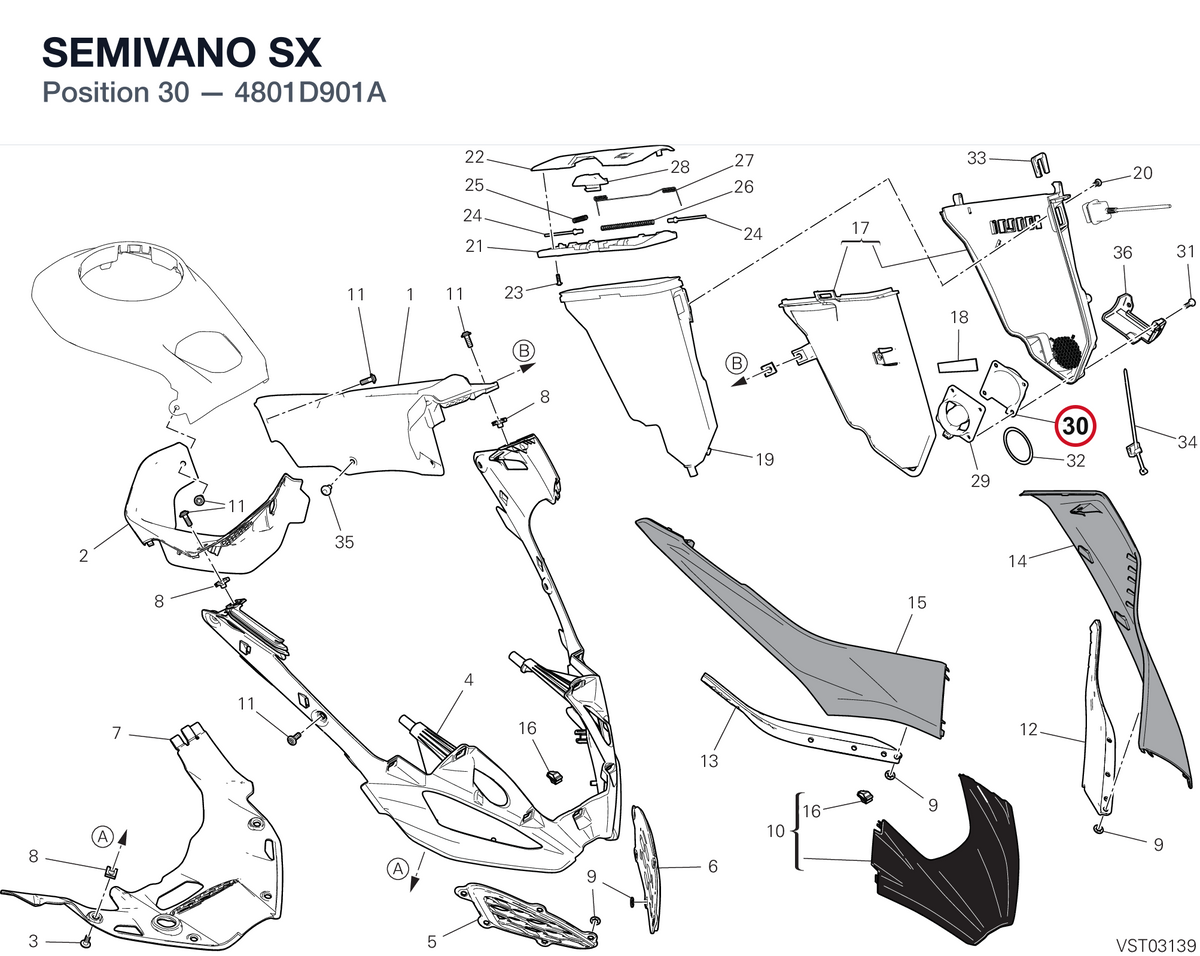 SEMIVANO SX 4801D901A diagram position