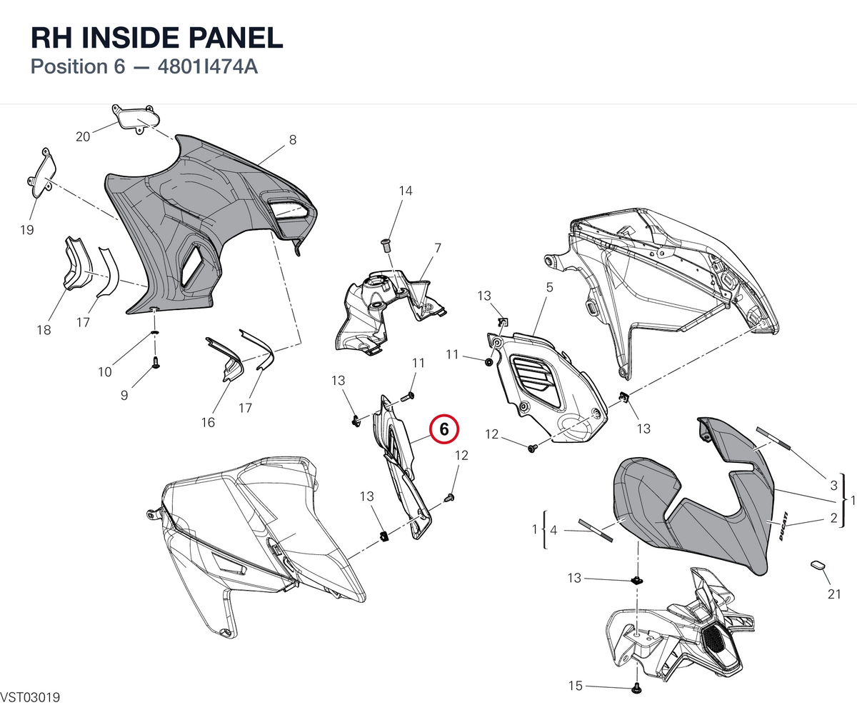 RH INSIDE PANEL 4801I474A diagram position