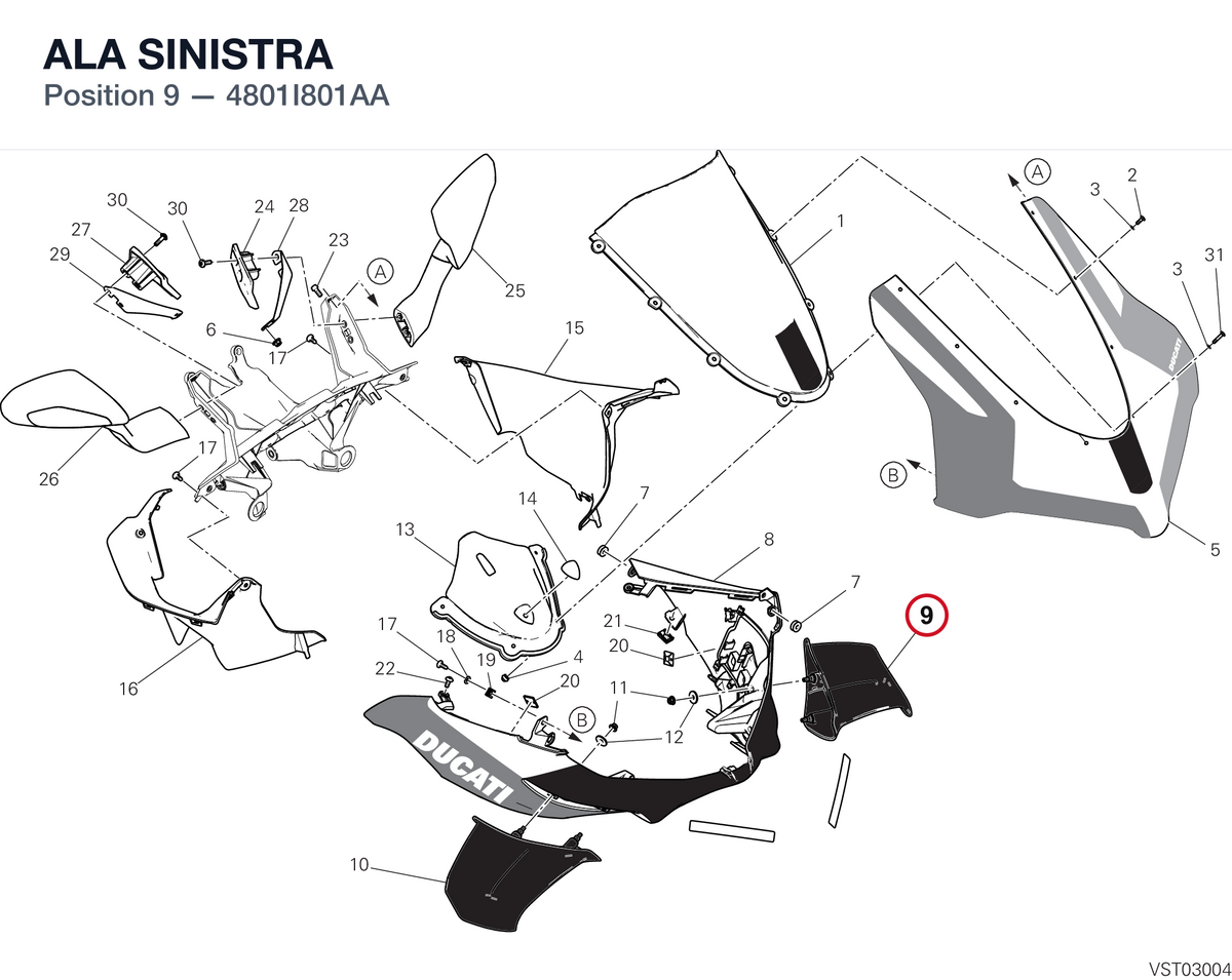 ALA SINISTRA 4801I801AA diagram position