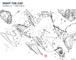 RIGHT TOE CAP 4801J331A diagram position