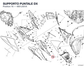 SUPPORTO PUNTALE DX 4801J351A diagram position