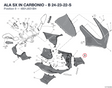 ALA SX IN CARBONIO - B 24-23-22-S