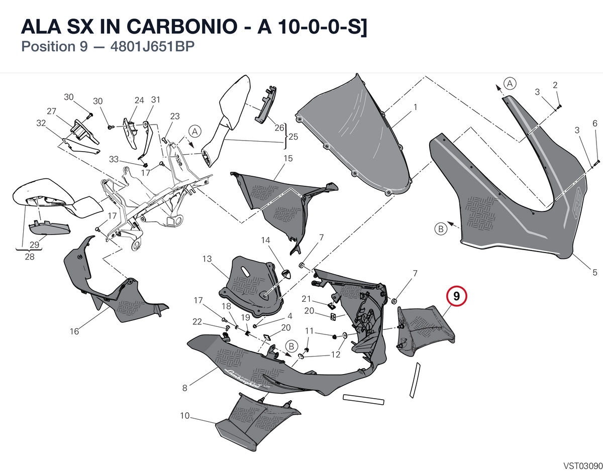 ALA SX IN CARBONIO - A 10-0-0-S]
