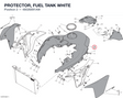 PROTECTOR, FUEL TANK WHITE 48026891AW diagram position