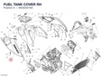 FUEL TANK COVER RH 4802D321BA diagram position