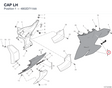 CAP LH 4802D711AA diagram position