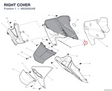 RIGHT COVER 4802I562AB diagram position