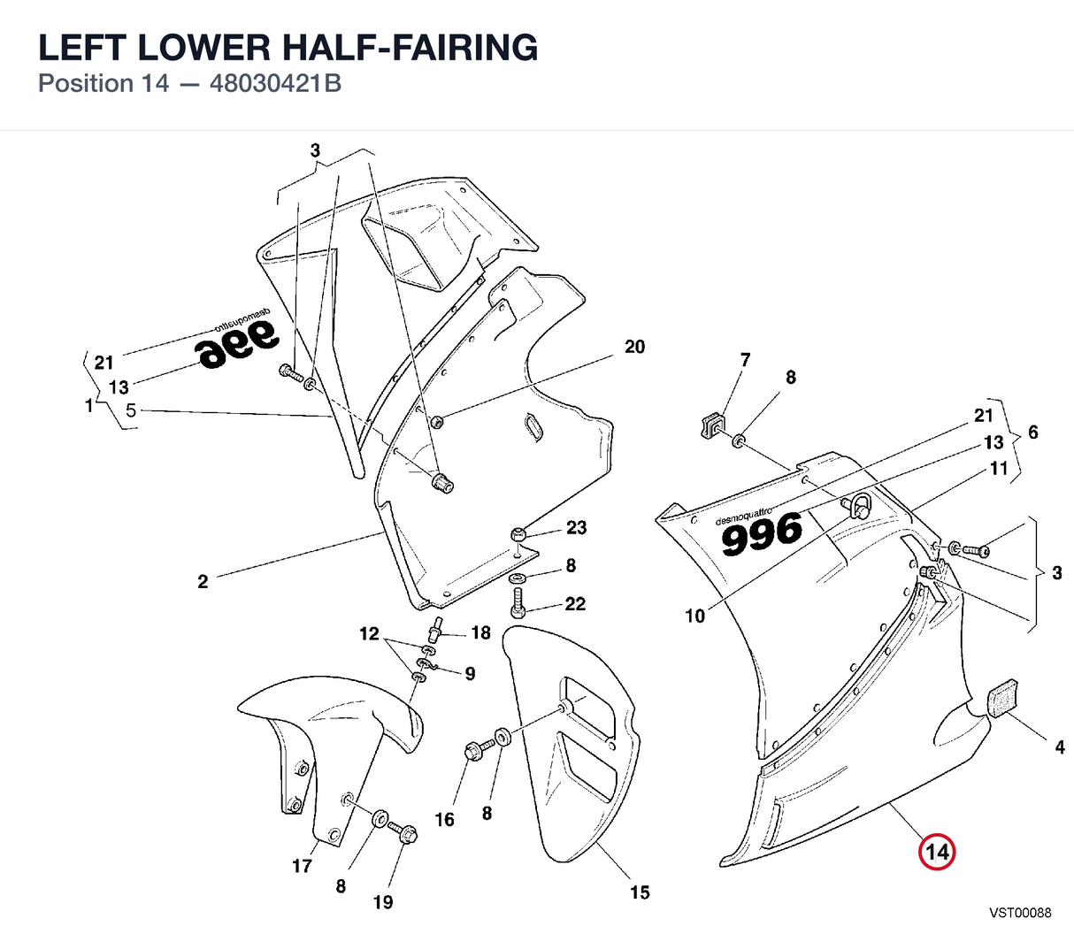 LEFT LOWER HALF-FAIRING