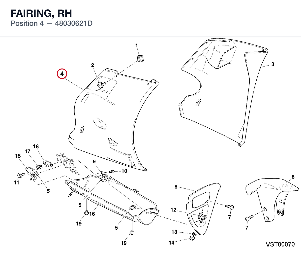 FAIRING, RH