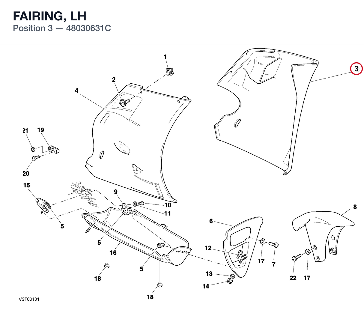 FAIRING, LH