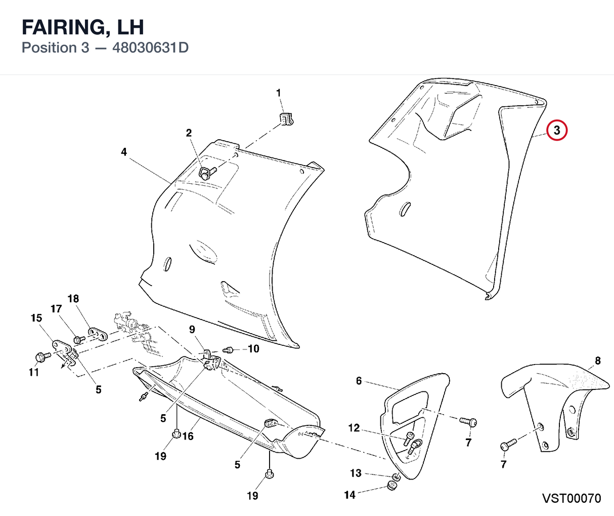 FAIRING, LH