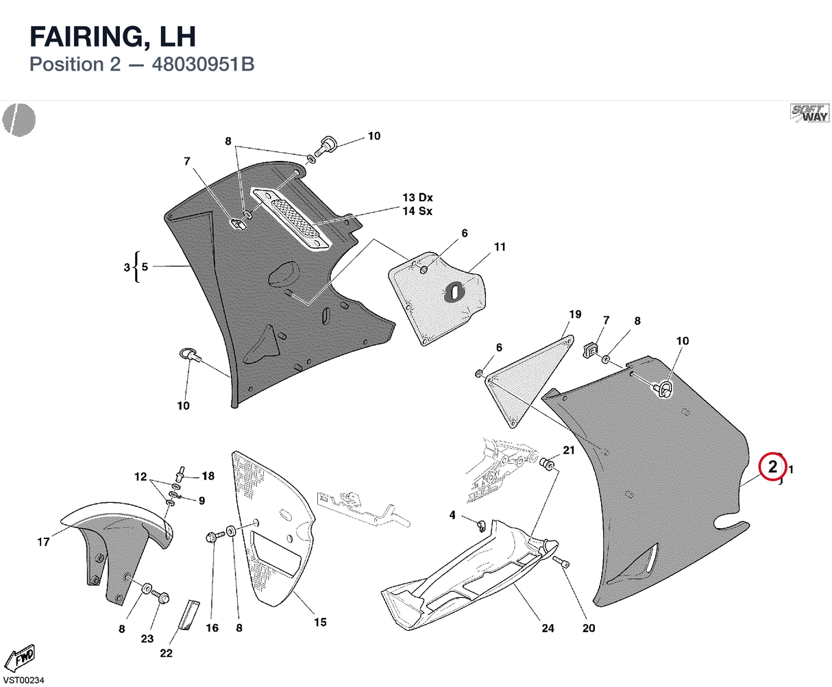 FAIRING, LH