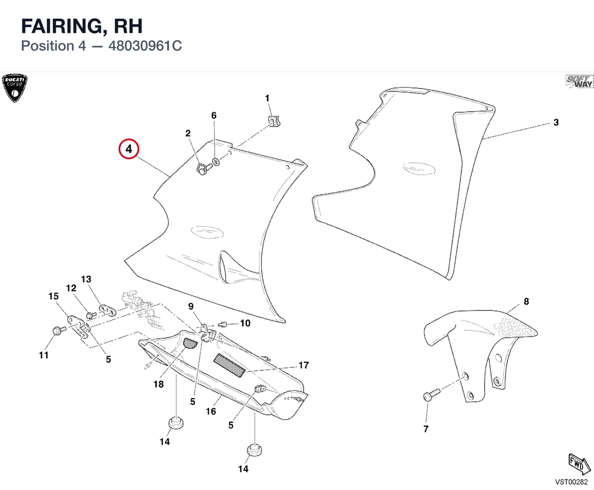 FAIRING, RH