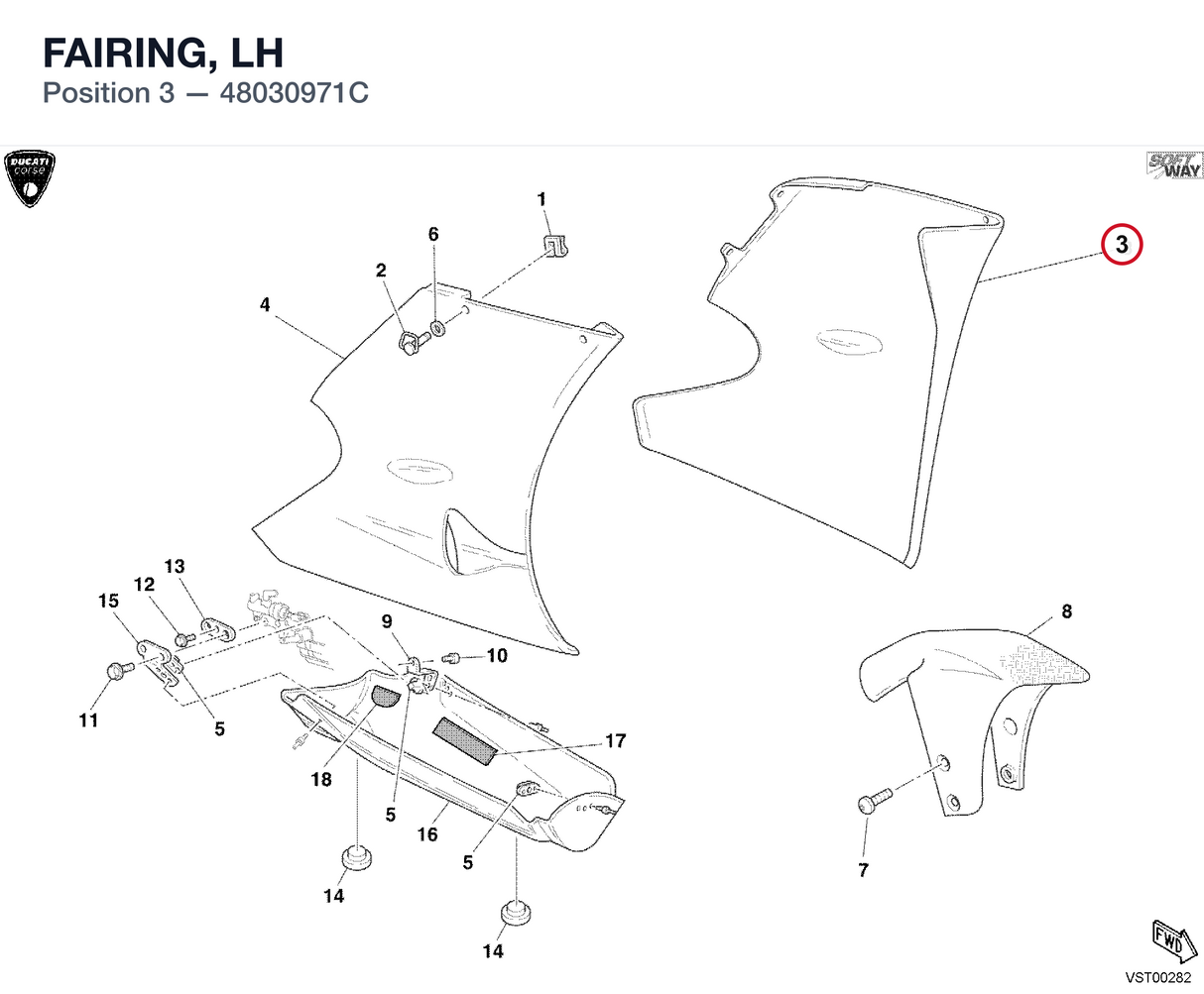 FAIRING, LH