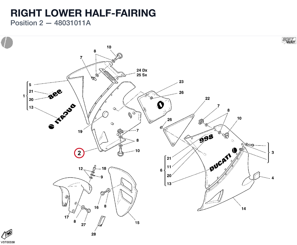 RIGHT LOWER HALF-FAIRING
