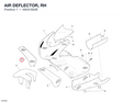 AIR DEFLECTOR, RH