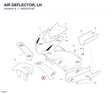 AIR DEFLECTOR, LH