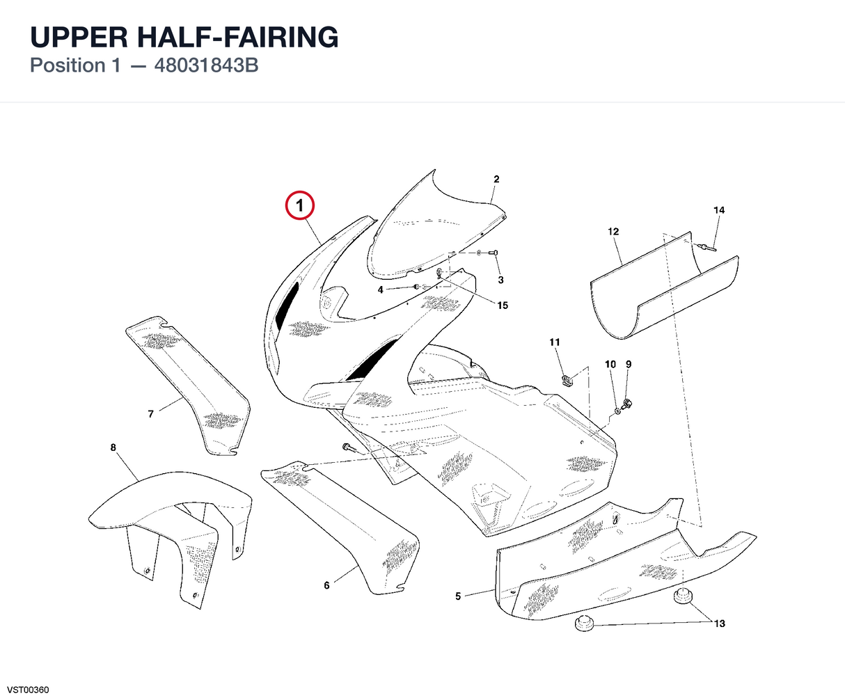 UPPER HALF-FAIRING