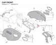 CAP FRONT 480P6271C diagram position