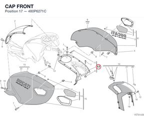 CAP FRONT 480P6271C diagram position