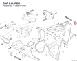 CAP L.H.  RED 480P7812AB diagram position