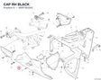 CAP RH BLACK 480P7822AA diagram position