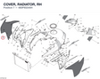 COVER, RADIATOR, RH 480P9324AH diagram position