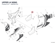 UPPER LH WING 480PB131A diagram position
