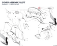 COVER ASSEMBLY LEFT 480PC251AG diagram position