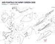 ASS PUNTALE SX ARMY GREEN 2028 480PC561AB diagram position