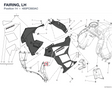 FAIRING, LH 480PC883AC diagram position