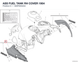 ASS FUEL TANK RH COVER 1904 480PD002AA diagram position