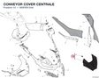 CONVEYOR COVER CENTRALE 480PE912AA diagram position