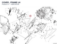COVER , FRAME LH 480PJ431AA diagram position