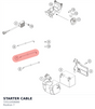 Diagram preview: STARTER CABLE (72511059000)