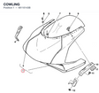COWLING 48110143B diagram position