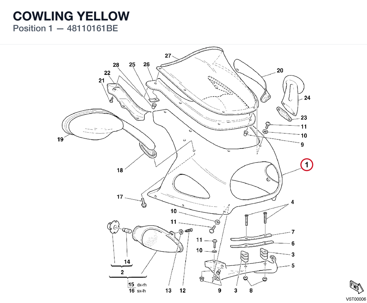 COWLING YELLOW