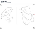 COWLING 48110231AB diagram position