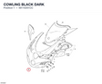 COWLING BLACK DARK 48110251CC diagram position