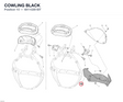 COWLING BLACK 48110261BT diagram position