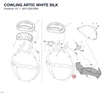 COWLING ARTIC WHITE SILK 48110261BW diagram position
