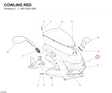 COWLING RED 48110311BA diagram position