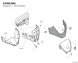 COWLING 48110431AC diagram position